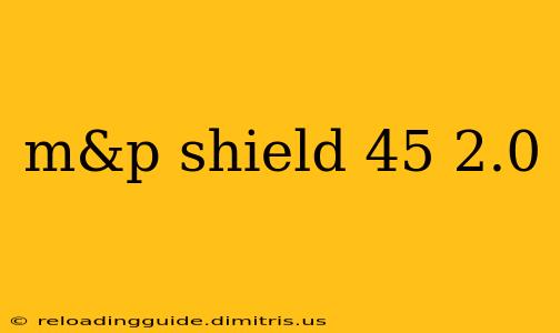 m&p shield 45 2.0