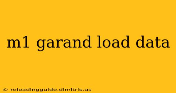 m1 garand load data