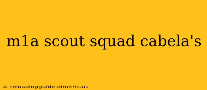 m1a scout squad cabela's