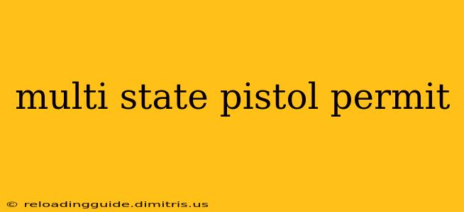 multi state pistol permit