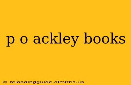 p o ackley books