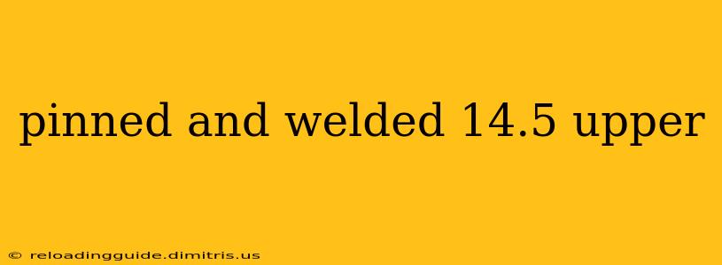 pinned and welded 14.5 upper