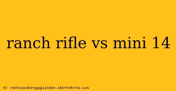 ranch rifle vs mini 14