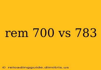 rem 700 vs 783