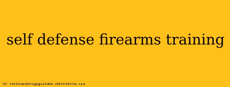 self defense firearms training