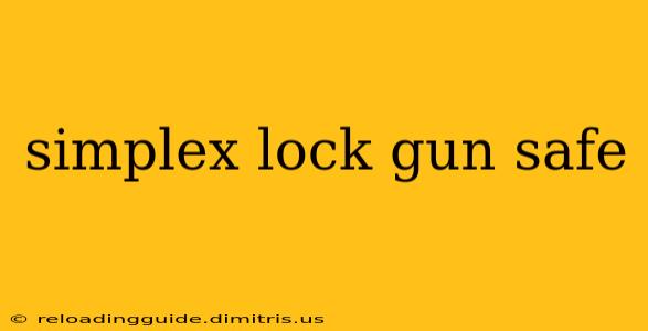 simplex lock gun safe