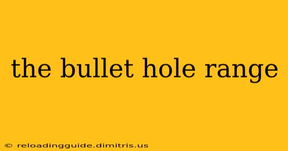 the bullet hole range