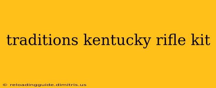 traditions kentucky rifle kit