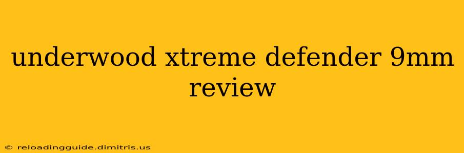 underwood xtreme defender 9mm review