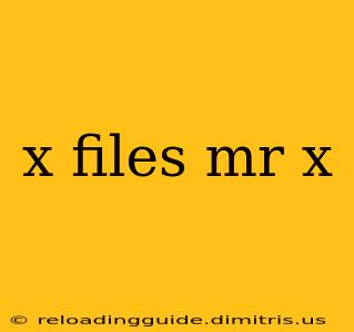 x files mr x